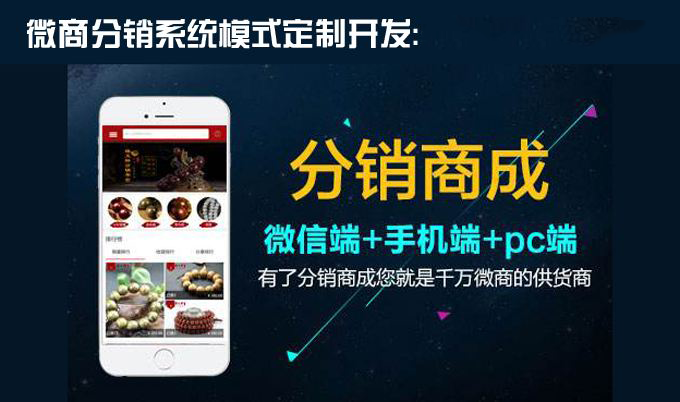 微商分销商城系统开发定制-小程序分销开发